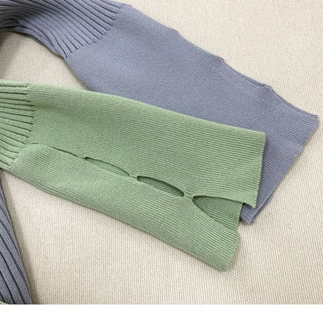2色 Half Sheer カーディガン