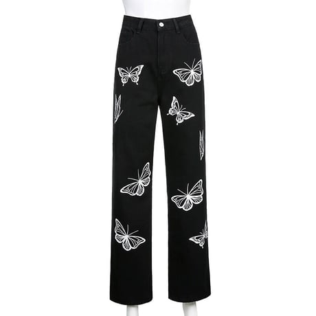 Butterfly Print Pants