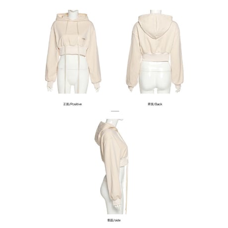 Cropped Hoodie パーカー