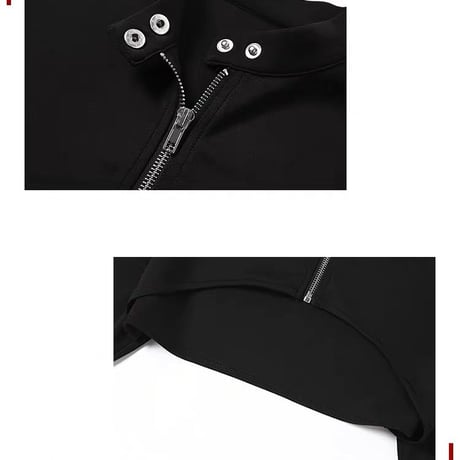 Zipper Crop Top