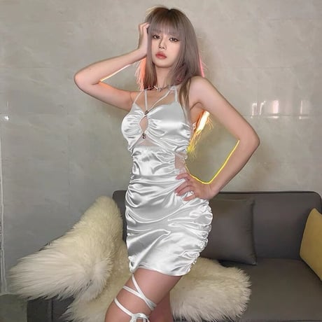 シルクサテン dress