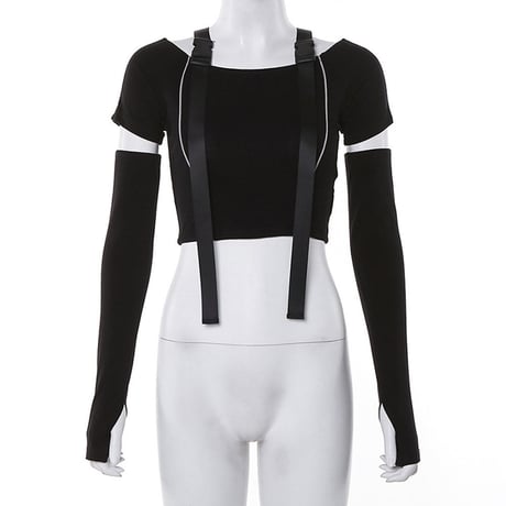 Reflective Ninja Girl トップス