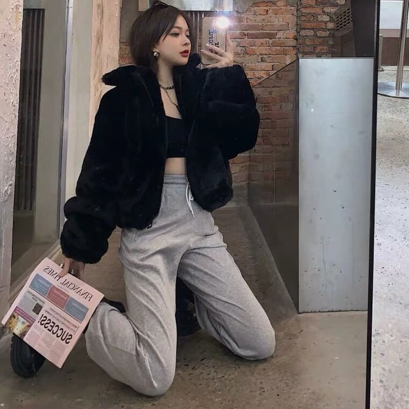 Fluffy FUR ジャケット | PLASTIC BUNNY