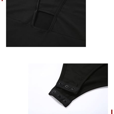 チョーカーネック  Cut out ボディスーツ