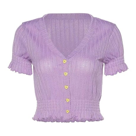 Airy ボタンダウン Top