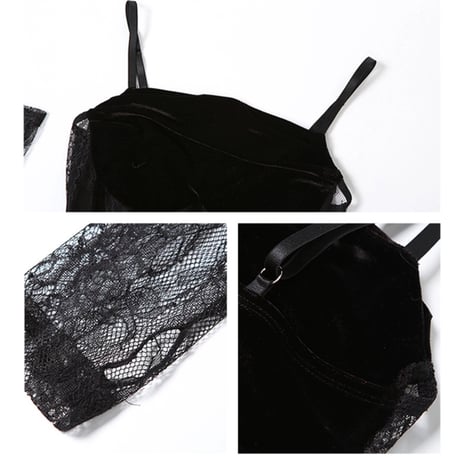 2色 Velvet Sexy Dress