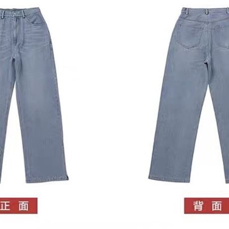 Cut out デニムパンツ