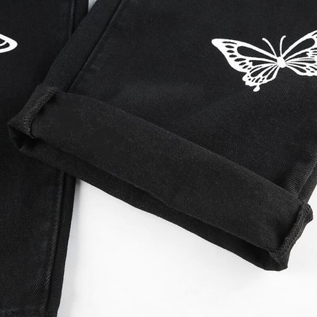 Butterfly Print Pants