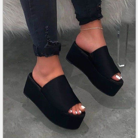4色 Platform Sandals