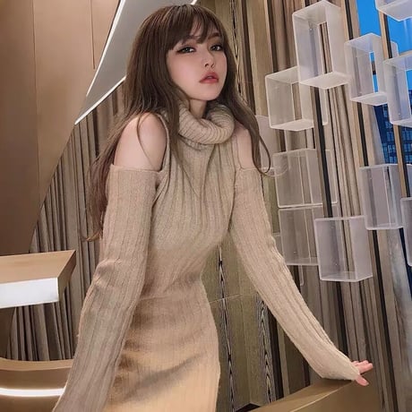 3色 Sweater Dress