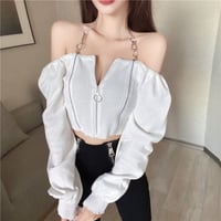 2色 チェーンホルター Top