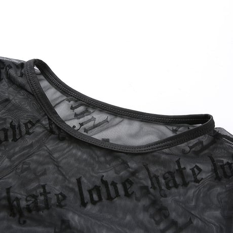 Love Hate Mesh Top