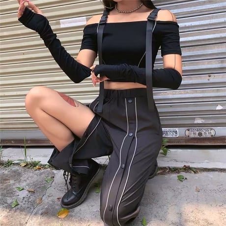 Reflective Ninja Girl トップス