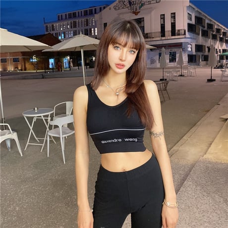 2色 Black & White Sporty ブラトップ