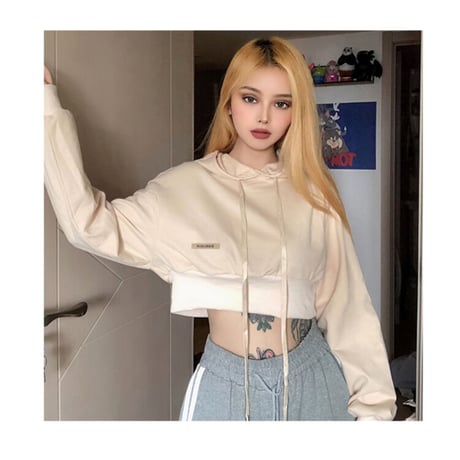 Cropped Hoodie パーカー