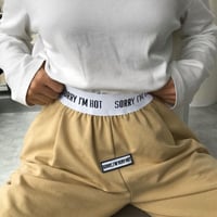 2色 Sorry I'm Hot  Pants