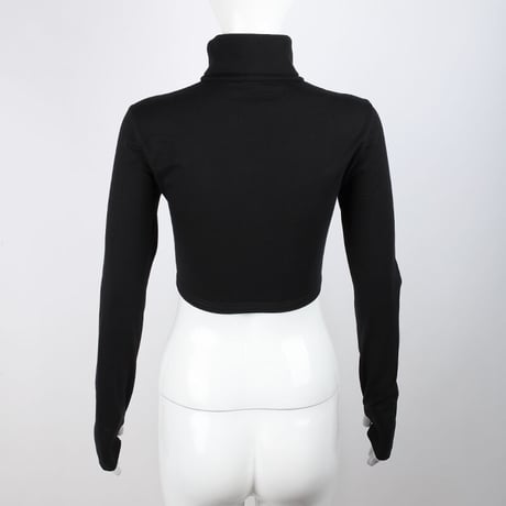 ハイネック Cropped Top