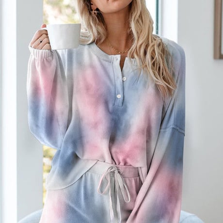 5色 Tie-Dye ルームウェア 上下セット