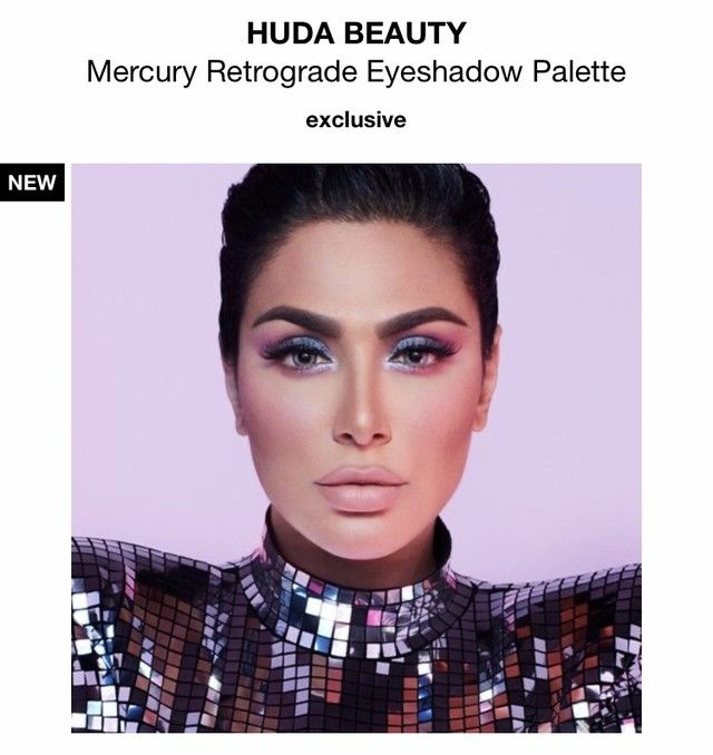 日本未入荷】HUDA BEAUTY アイシャドウ Mercury Retrograde【海外