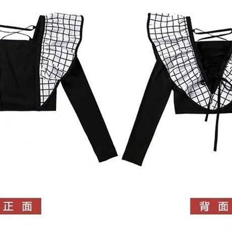 Sexy Back Grid Top