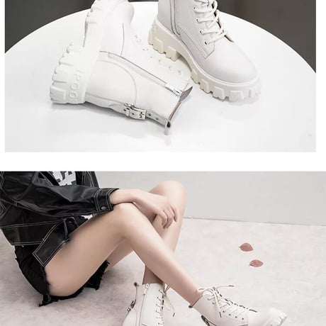2色 コンバットブーツ