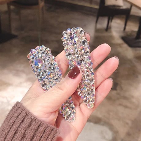 10種類 ラインストーン ヘアアクセサリー