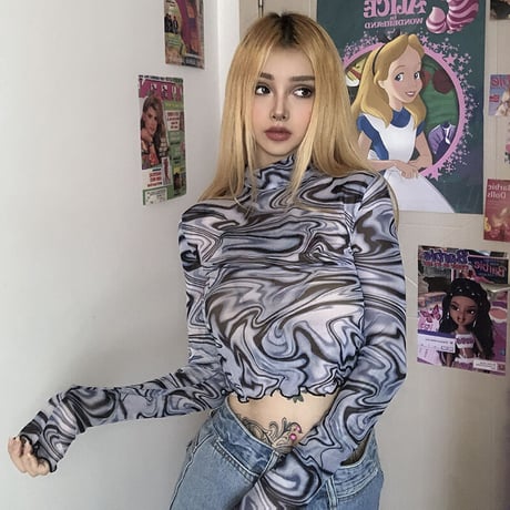 Swirl Sheer シースルー Top
