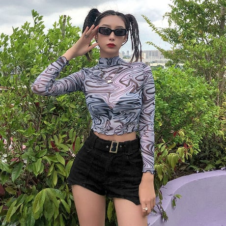 Swirl Sheer シースルー Top
