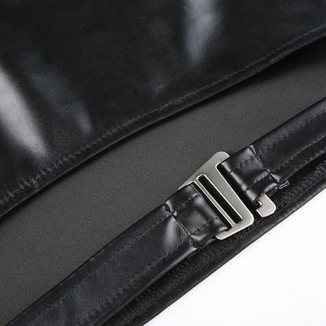 ワンショルダー レザー Top