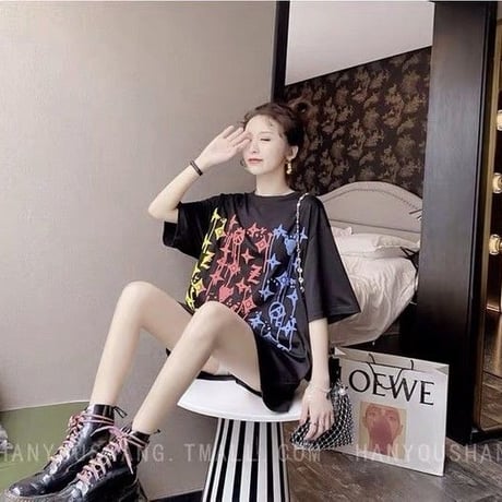 2色 Random Paint T-Shirts
