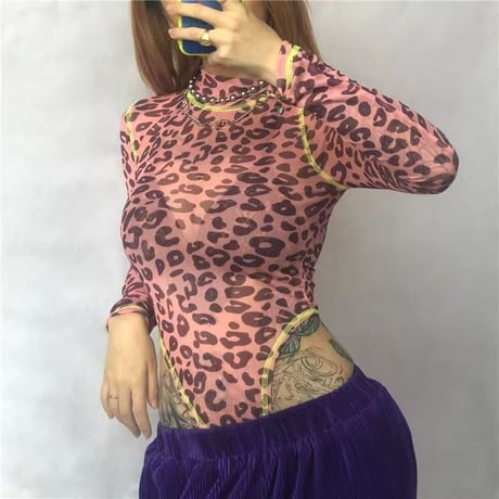 Pink Jaguar ボディスーツ