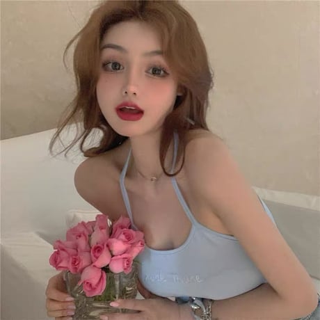 Baby Blue ホルター キャミ