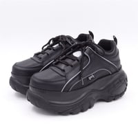Black Reflective プラットフォームシューズ