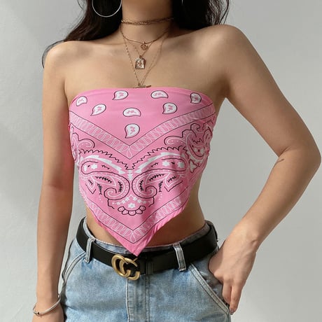 2色 Paisley Top