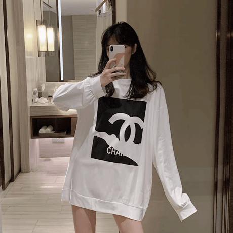 2色 UNISEX Front Print Top 男女兼用