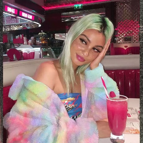Rainbow Faux Fur Jacket