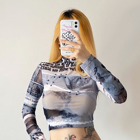 Patch-work シースルー Top
