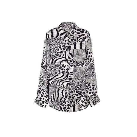 Animal Pattern ロングシャツ