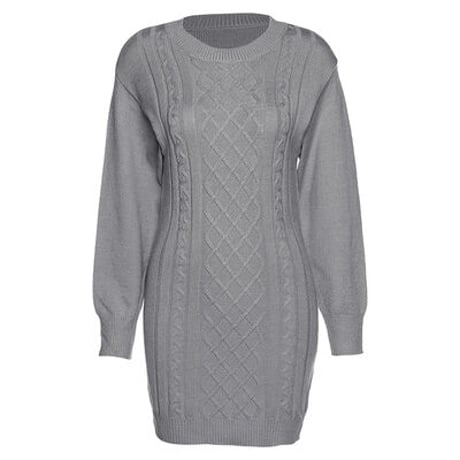 3色 Cutting Knit Dress
