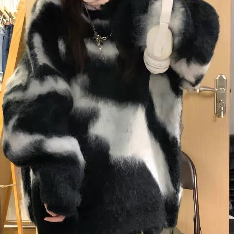 chesty ファーニット Black x White ファーニット | PLASTIC BUNNY