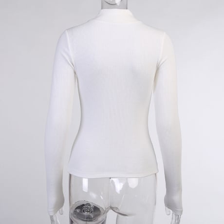 2色 チョーカーネック Top
