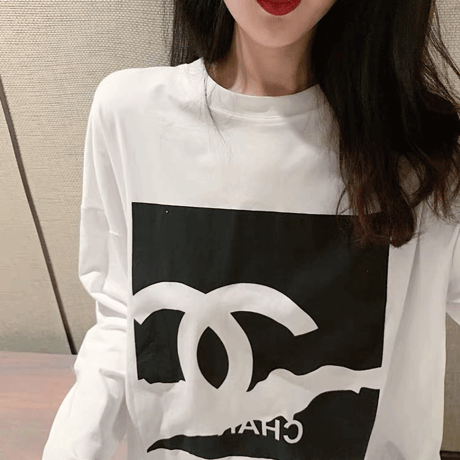 2色 UNISEX Front Print Top 男女兼用