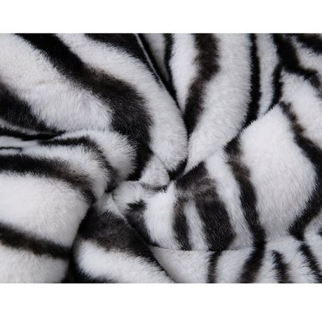 High neck Zebra セーター