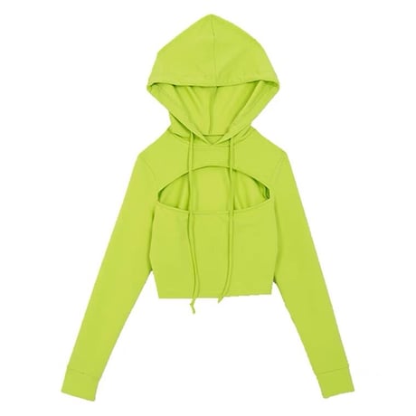 カットアウト パーカー Hoodie