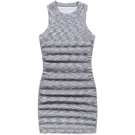 2色 No-Sleeve Dress One-piece