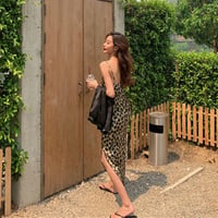 Leopard Queenロングワンピース