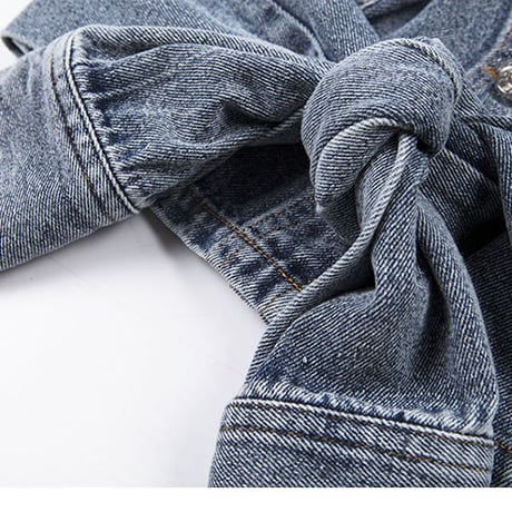 変形 Denim ビスチェ Top
