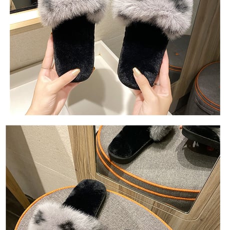 4色 Fluffy Flower Slide