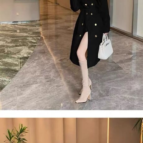 2色 Stylish ロングコート