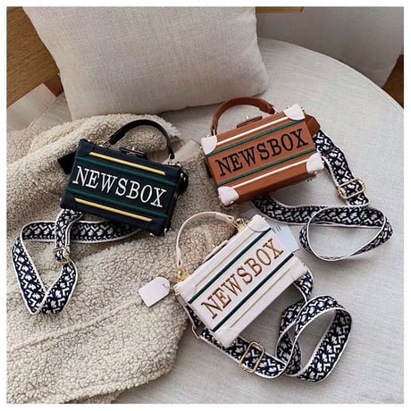 2WAY 3色 BOX バッグ
